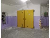 【德軒案例】梧桐院地庫改造——墻面刷油漆、乳膠漆，改造人防門油漆
