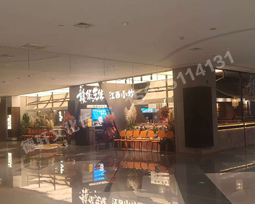 雙塔匯江西小炒門頭+燈箱+發光字+軟裝